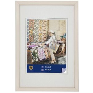 WPC Picture Frame Fancy 20x30 cm white