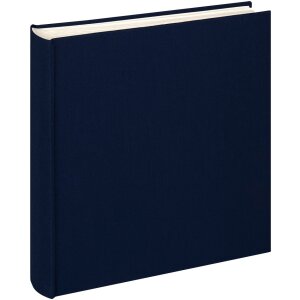 Jumbo photo album Cloth 30x30 cm dark blue