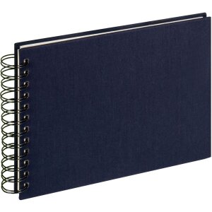 Spiral album Cloth dark blue 23x17 cm