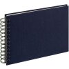 Spiral album Cloth dark blue 23x17 cm