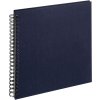 Walther Spiral album Cloth dark blue 30x30 cm 50 white sides