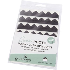 Goldbuch 252 Photo corners Crea black