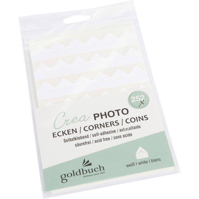 Goldbuch 252 Photo corners Crea white