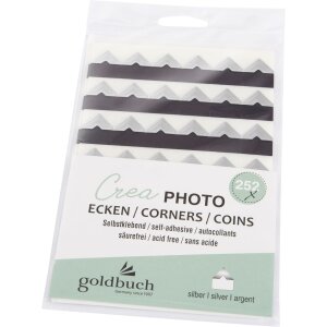 Goldbuch 252 Photo corners Crea silver