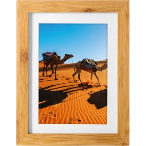 Wooden frame Bamboo 15x20 cm