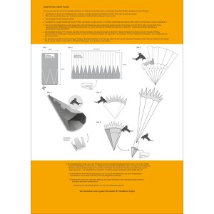 School Cones Craft Set Corrugated Cardboard Excavator 68 cm