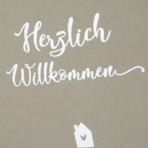 Guestbook Herzlich Willkommen 23x25 cm