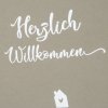 Guestbook Herzlich Willkommen 23x25 cm