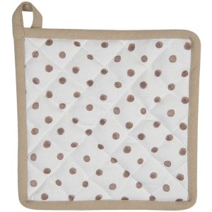 Clayre & Eef Potholder 20x20 cm beige REB45