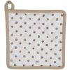 Clayre & Eef Potholder 20x20 cm beige REB45