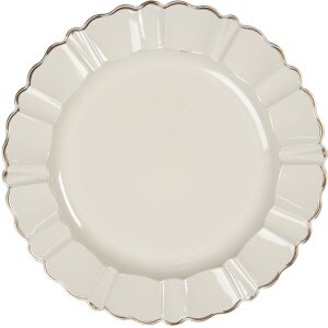 Plate Ø 33 cm cream 64595N