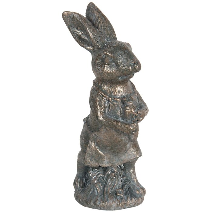 Decoration rabbit 4x4x11 cm brown 6PR3090CH