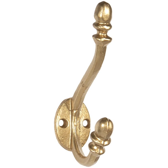 Wall hook 3x8x12 cm gold 6Y1525GO