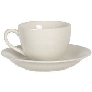 Cup and saucer Ø 15x7 cm - 0.2L multicoloured  DCHKS