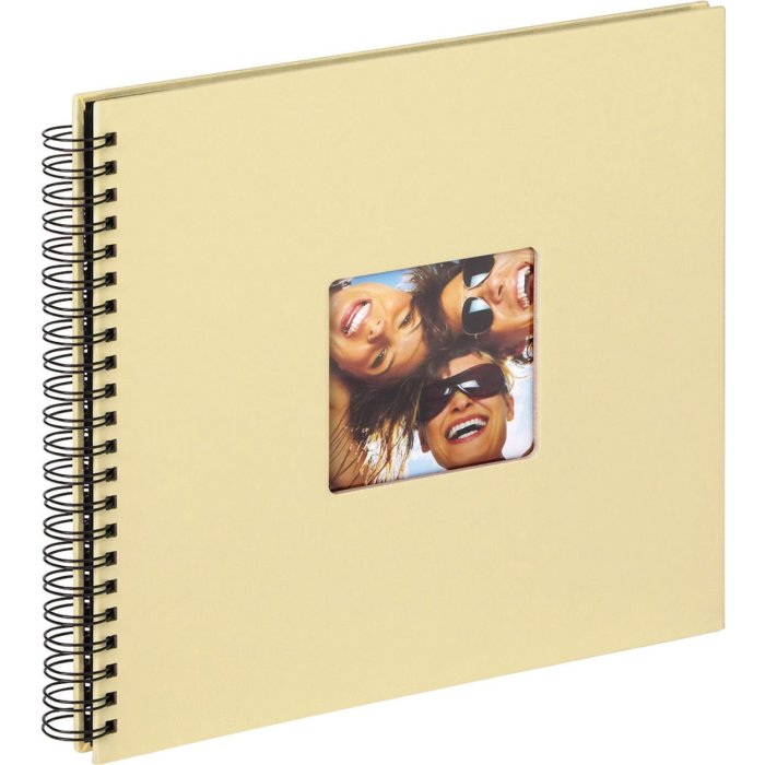 spiral bound photo album FUN - cream