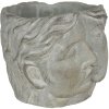 Flowerpot 16x14x13 cm grey 6TE0319S