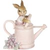 Decoration rabbit 10x6x11 cm pink 6PR3304