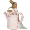 Decoration rabbit 10x6x11 cm pink 6PR3304