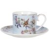 Cup and saucer 11x8x7 - Ø 16x2 cm - 0.22L multicoloured  6CE1172