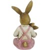 Decoration rabbits 6x6x15 cm pink 6PR3263