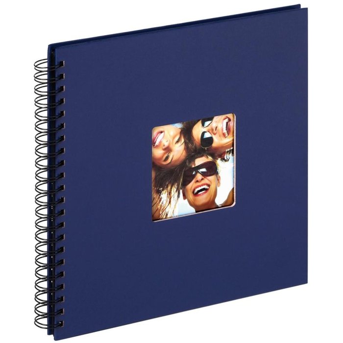 FUN spiral bound album - blue