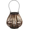 Lantern Ø 23x22 cm brown 6RO0493