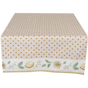 Table runner 50x140 cm beige LEL64