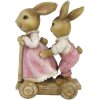 Clayre & Eef 6PR3296 Home Accessories Rabbit 8x4x11 cm Pink