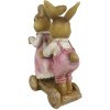 Clayre & Eef 6PR3296 Home Accessories Rabbit 8x4x11 cm Pink