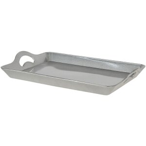 Tray  45x32x3 cm silver 64599ZI