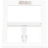 Book stand 28x30x4 cm white 6H1635W