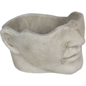 Flowerpot 21x19x14 cm beige 6TE0330L