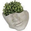 Flowerpot 21x19x14 cm beige 6TE0330L