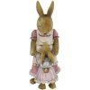 Decoration rabbit 9x8x17 cm multicoloured  6PR3325