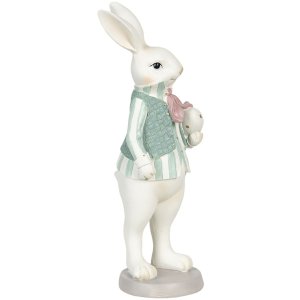 Decoration rabbit boy 10x10x25 cm multicoloured  6PR3147