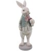 Decoration rabbit boy 10x10x25 cm multicoloured  6PR3147