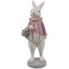 Decoration rabbit girl 10x10x25 cm multicoloured  6PR3148