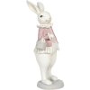 Decoration rabbit girl 10x10x25 cm multicoloured  6PR3148