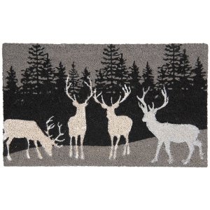 Doormat 75x45x1 cm grey MC173