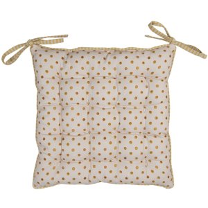 Cushion with foam 40x40 cm beige LEL29