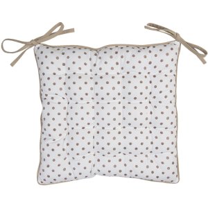 Cushion with foam 40x40 cm beige REB29