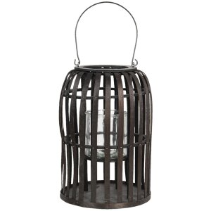 Lantern Ø 25x36 cm brown 6RO0494