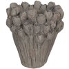 Flowerpot Ø 23x25 cm grey 6TE0357