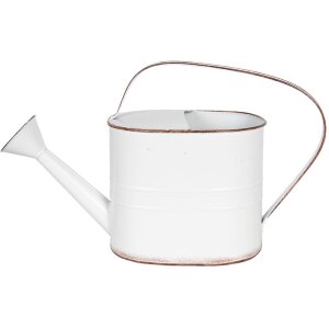 Decoration watering can 40x14x25 cm white 6Y3729W