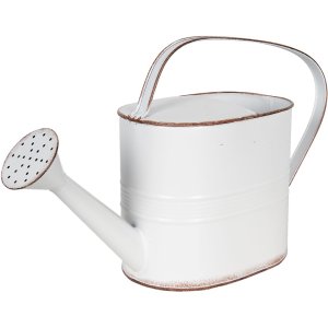 Decoration watering can 40x14x25 cm white 6Y3729W