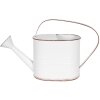 Decoration watering can 40x14x25 cm white 6Y3729W