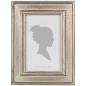 Photo frame 14x2x19 cm - 10x15 cm silver 2F0755