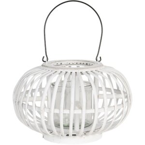 Lantern Ø 34x21 cm white 6RO0485