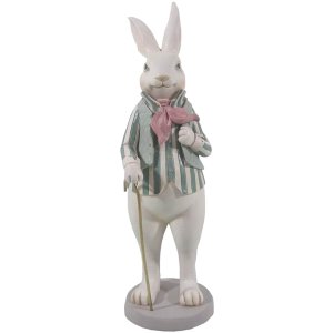 Decoration rabbit boy 12x9x31 cm multicoloured  6PR3145