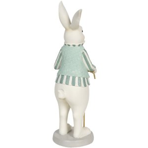 Decoration rabbit boy 12x9x31 cm multicoloured  6PR3145